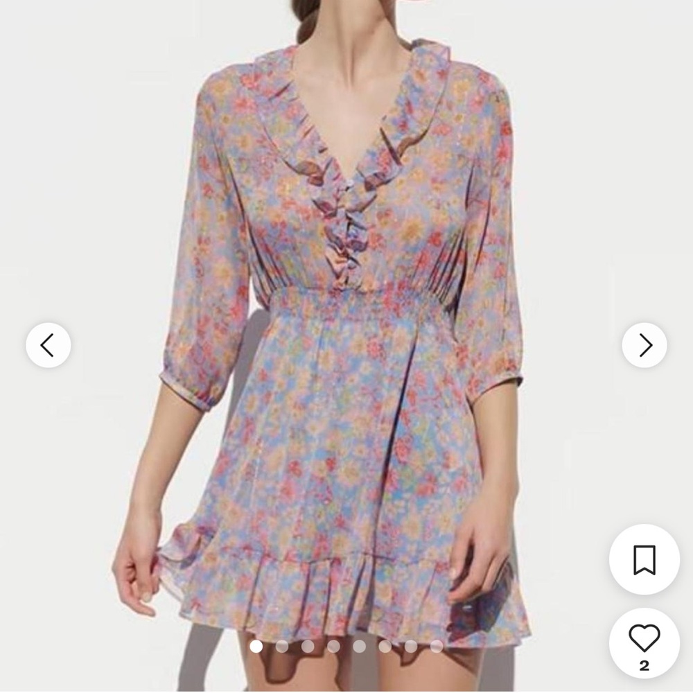 Zara‎ Floral Print Dress Size X-Small